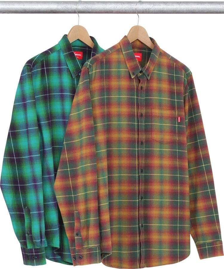 Shadow Plaid Flannel Shirt